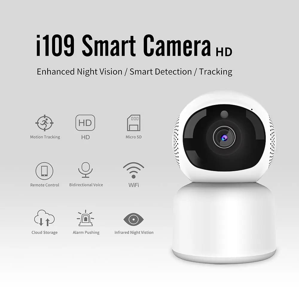 I109 Smart Camera 1080P HD 355 angolo WiFi visione notturna Webcam videocamera IP Baby Security Monitor per Smartphone Xiaomi APP