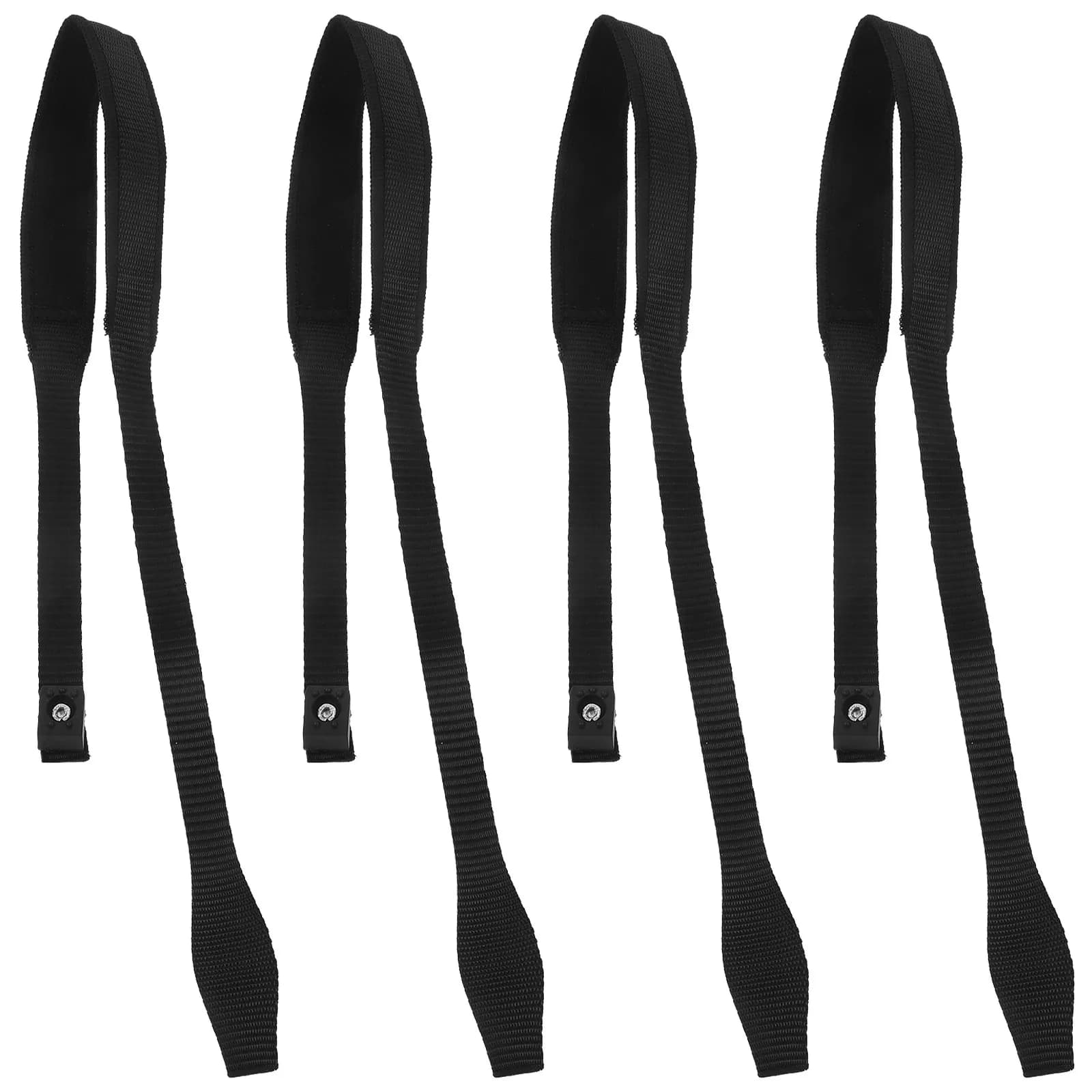 4 Paia di Cinturini Universali per Bastoncini da Sci, Fasce Regolabili per Trekking, Escursionismo e Camminata, Cinghie di Ricambio per Bastoni
