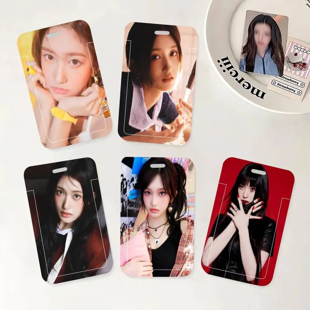 Porta badge Kpop Lee Hyun Seo con cordino da collo, portachiavi e custodia per credenziali da lavoro - Regalo