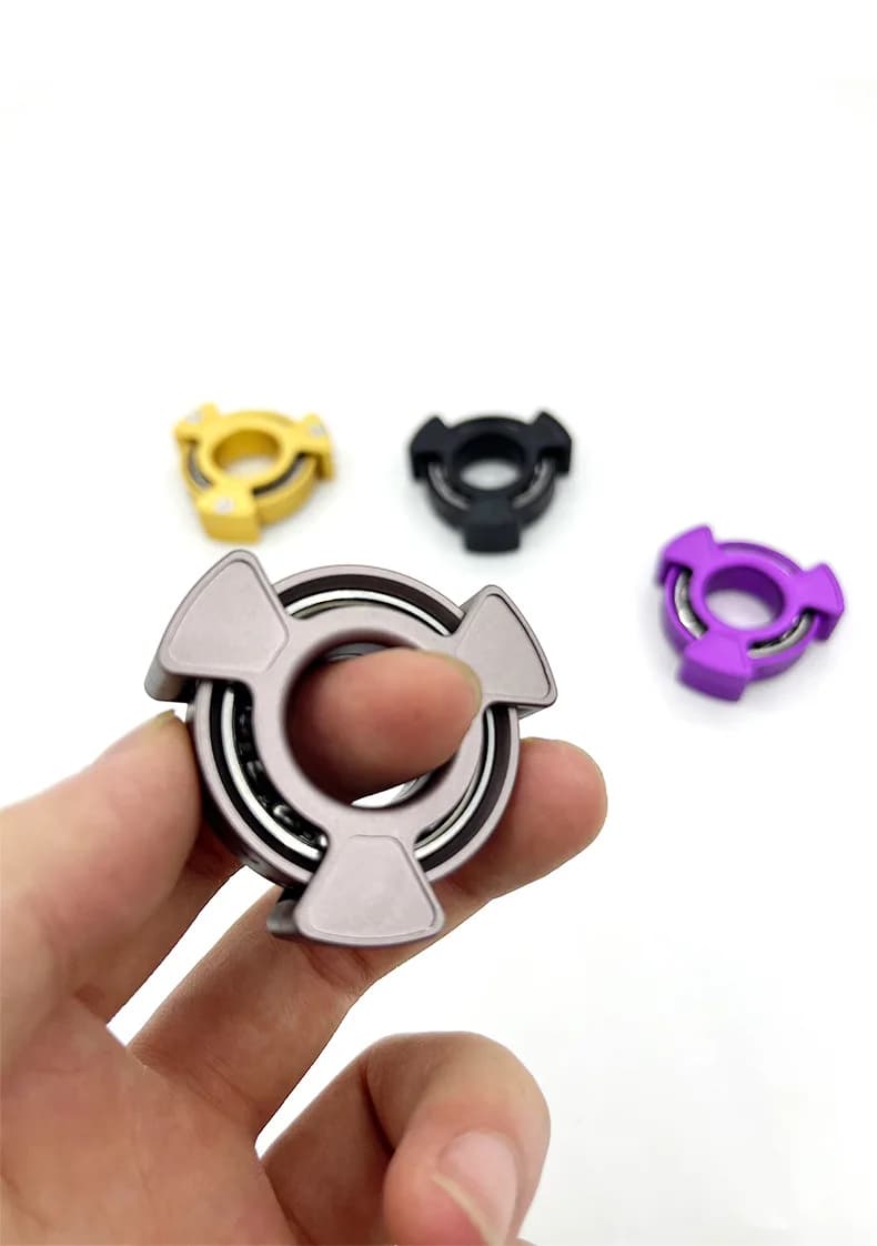 2a generazione aggiornato punta delle dita giroscopio EDC lega aeronautica reattore anello Fidget Spinner giocattolo antistress ansia per adulti giocattoli ADHD