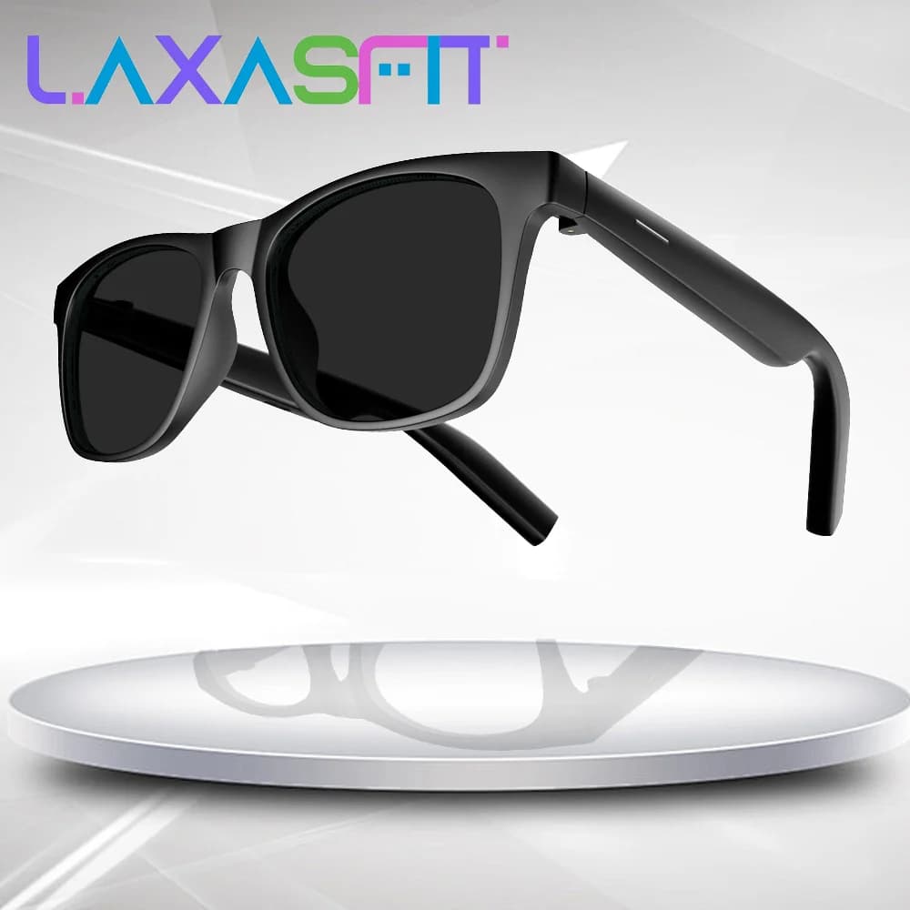 LAXASFIT Occhiali intelligenti da uomo nuovi Occhiali Bluetooth da donna Controllo chiamate vocali Musica Occhiali da sole polarizzati UV