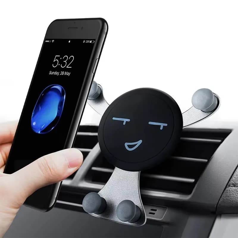 Supporto per telefono da auto 1/2/3/4 pezzi, supporto per cellulare da montare sulla presa d'aria, supporto universale per iPhone, Xiaomi, Samsung.