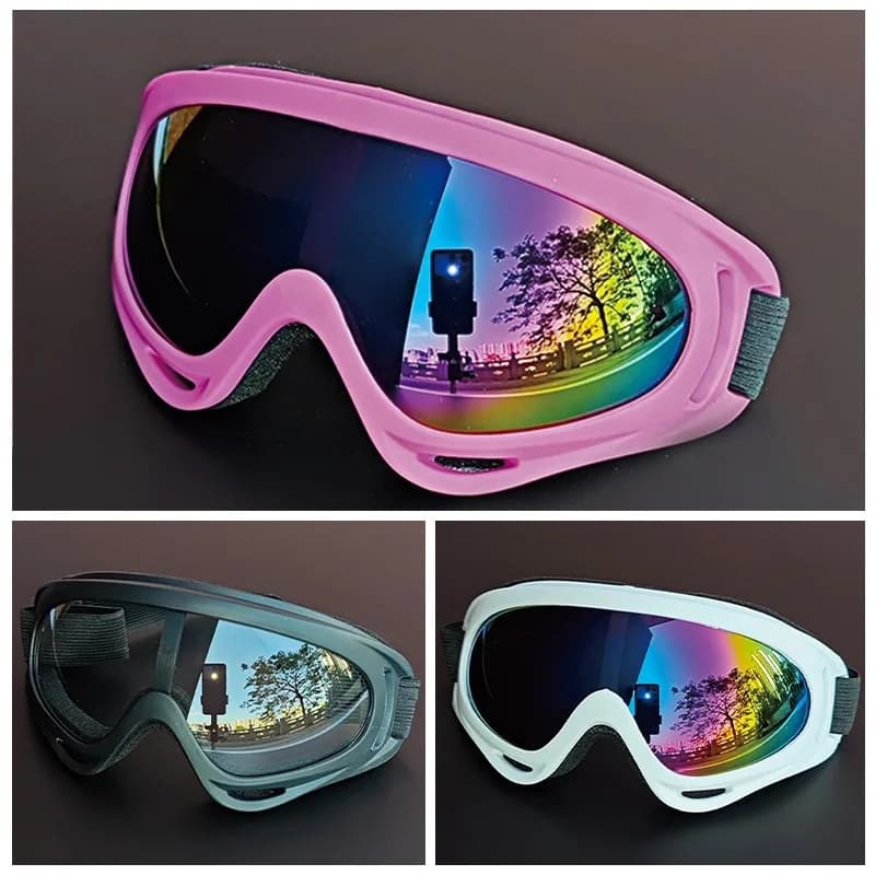Anti-Impact Polycarbonate Snowboard Goggles Windproof Dirt Resistant Multiple Palette For Male Female Ski Enthusiasts