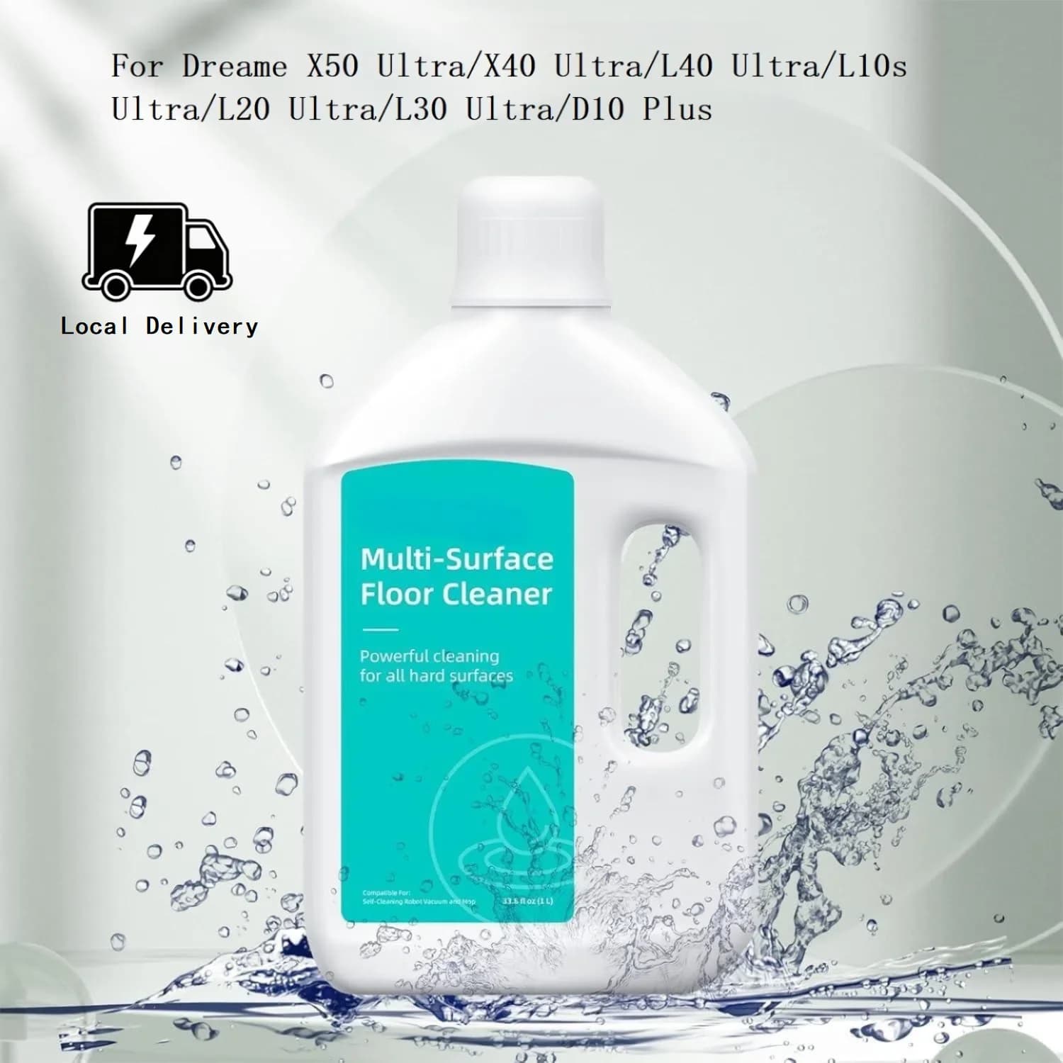 Floor cleaning solution compatible with Matrix Series / Aqua10 Series/X Series / Aqua10 Series/L Series Robot vacuum cleaner and fuck 1L