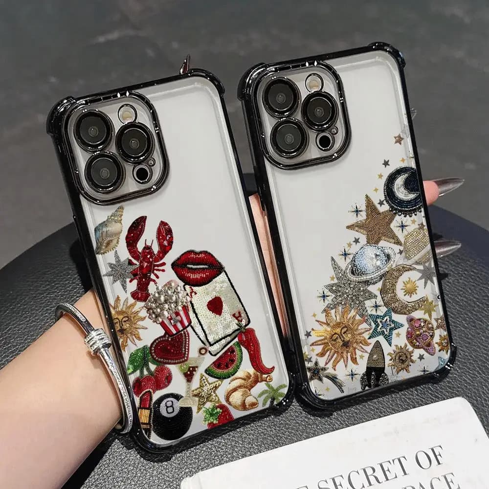 Cover per Apple iPhone 17 Pro Max 13 Air 11 15 12 Plus 16e 16 Pro 14 con Motivi Artistici Creativi