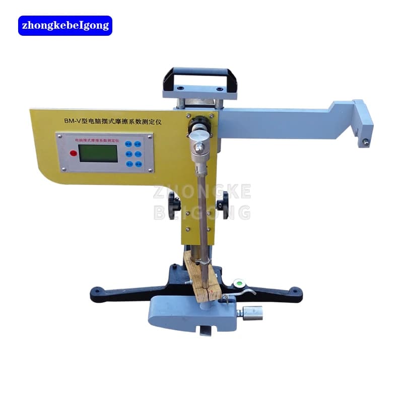 COMPUTER PENDULUM FRICTION COEFFICIENT TESTER una carica completa dura 40 ore