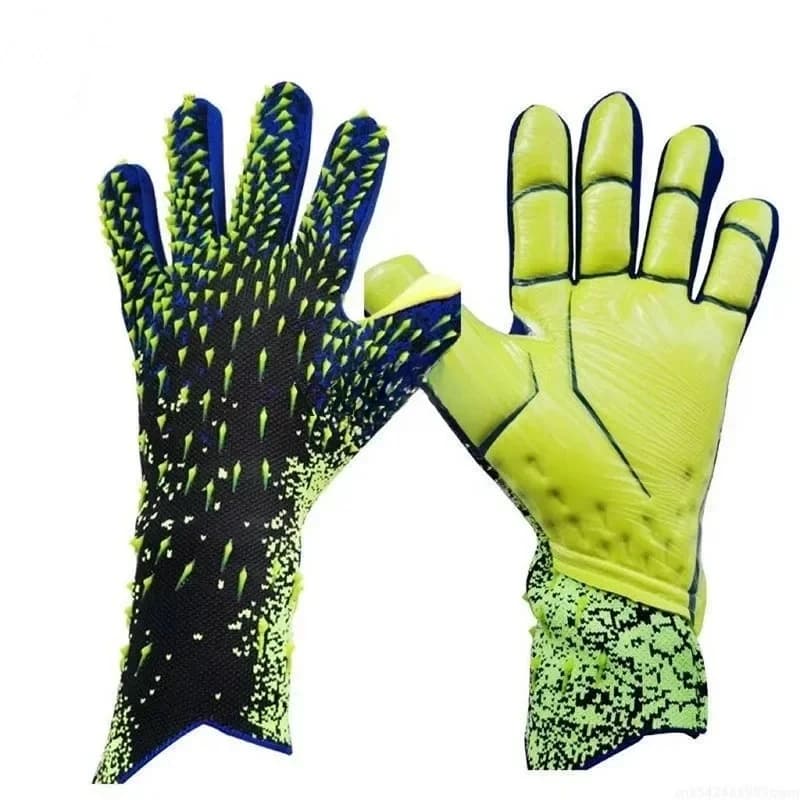 Y Guanti da portiere da calcio Sport professionisti Allenamento per adulti Guanti da portiere da calcio resistenti all'usura da uomo in lattice