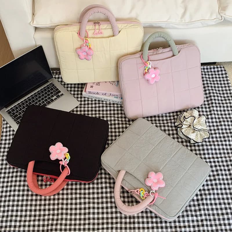 Borsa per laptop da 16 pollici, custodia protettiva per tablet e iPad dall'aspetto elegante, borsa portatile antiurto