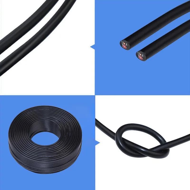 Cavo di Alimentazione DC in Rame Isolato in PVC a 2 Pin, Prolunga per Ventilatore USB, Striscia LED, Cavo Elettrico 22/24/26/28AWG 1A 2A 3A