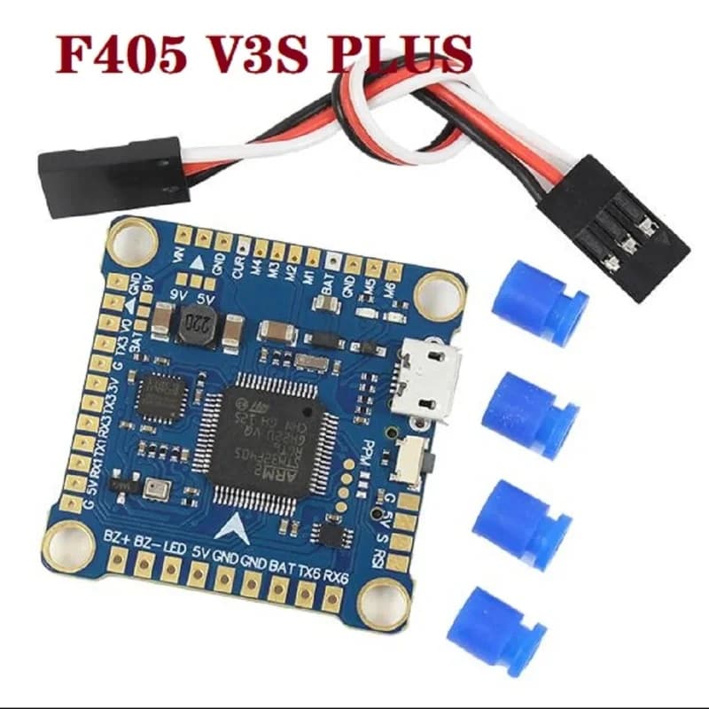 Betaflight F4 V3S Plus F405 Controllore di volo OSD 2-6S LiPo 3A Dual BEC Barometro incorporato per RC FPV Racing Drone Quadcopter