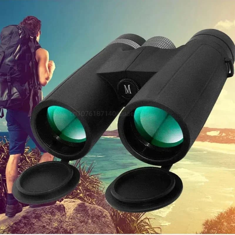 Nuovo Telescopio in Metallo 10X50, Binocolo Astronomico Impermeabile per Osservazione e Caccia, Attrezzatura da Viaggio