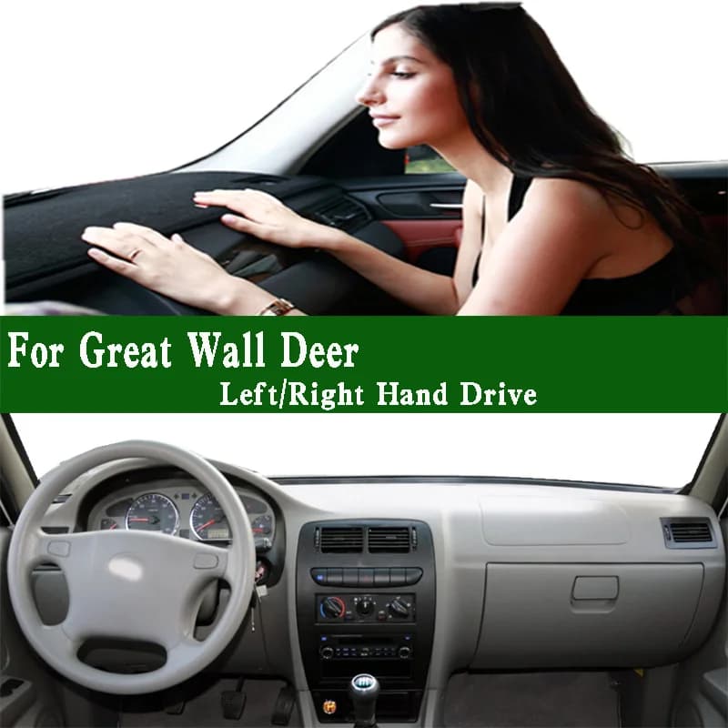 For Great Wall Deer G5 Safe Dashmat Cruscot Cover Panel Tools Solar Protection Protective Mat Dash Mat Ornaments