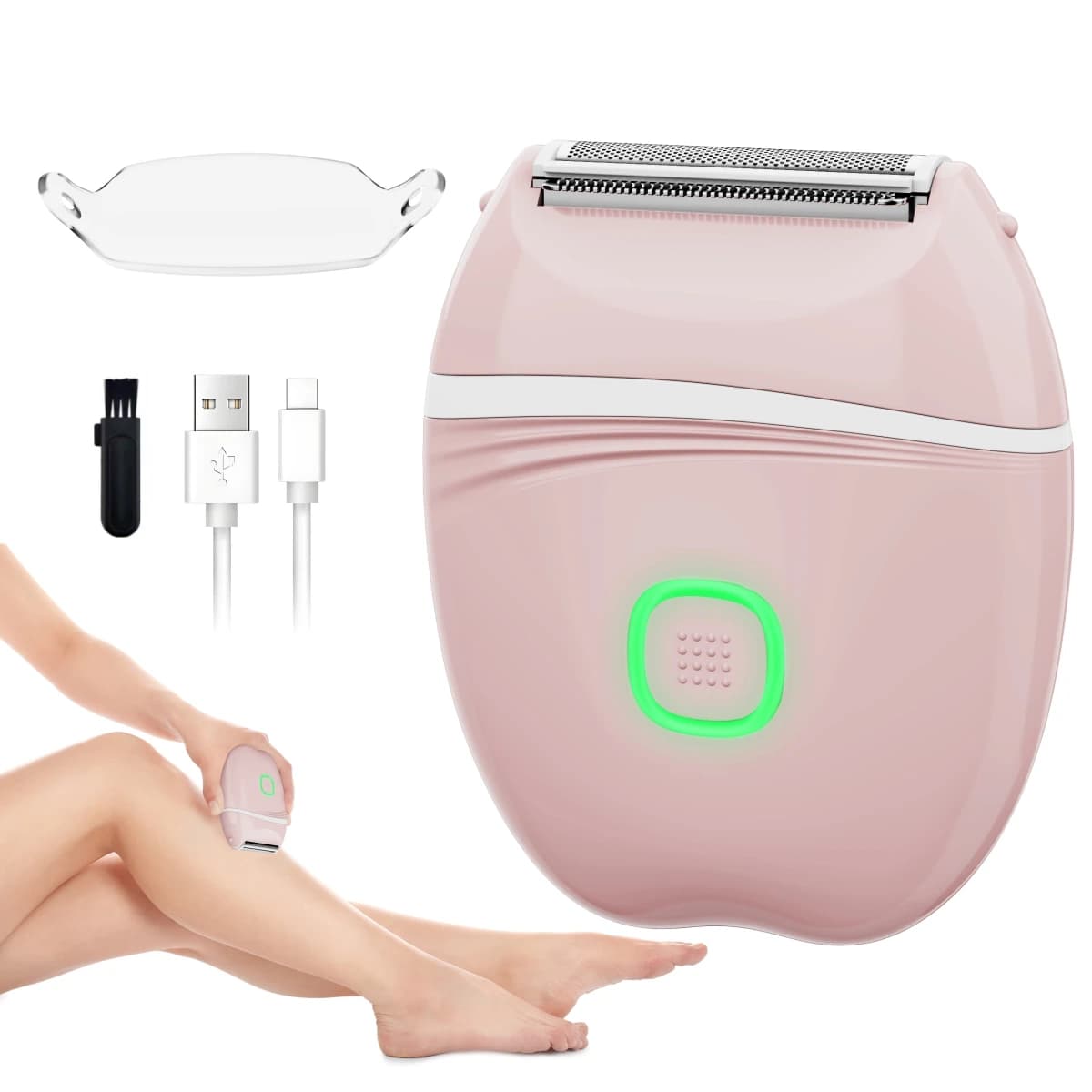 Women's electric haircut with USB charge, multifunctional electric depilator, women's shaver, face, legs, armpit