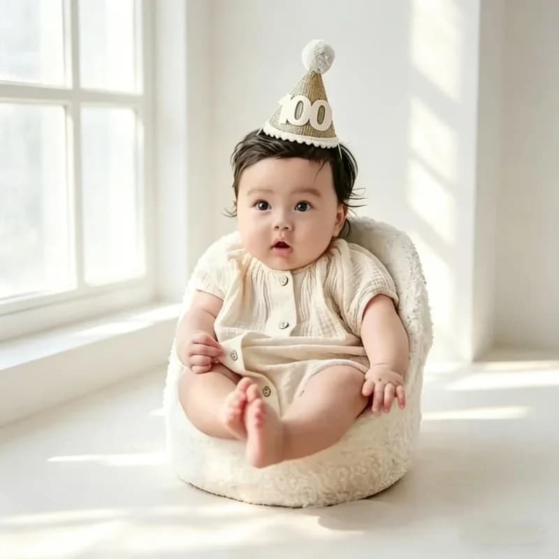Set di Accessori per Fotografia Neonatale: Seduta per Posare, Divano, Sedia per Neonati, Stabile, Pratica e Decorativa per Servizi Fotografici