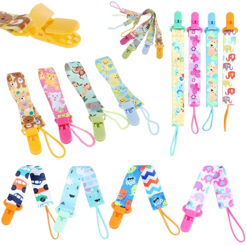 Il nuovo supporto fittizio a catena con Clip per ciuccio per bambini per capezzoli Clip per ciuccio per bambini supporto per ciuccio supporto regolabile per capezzoli