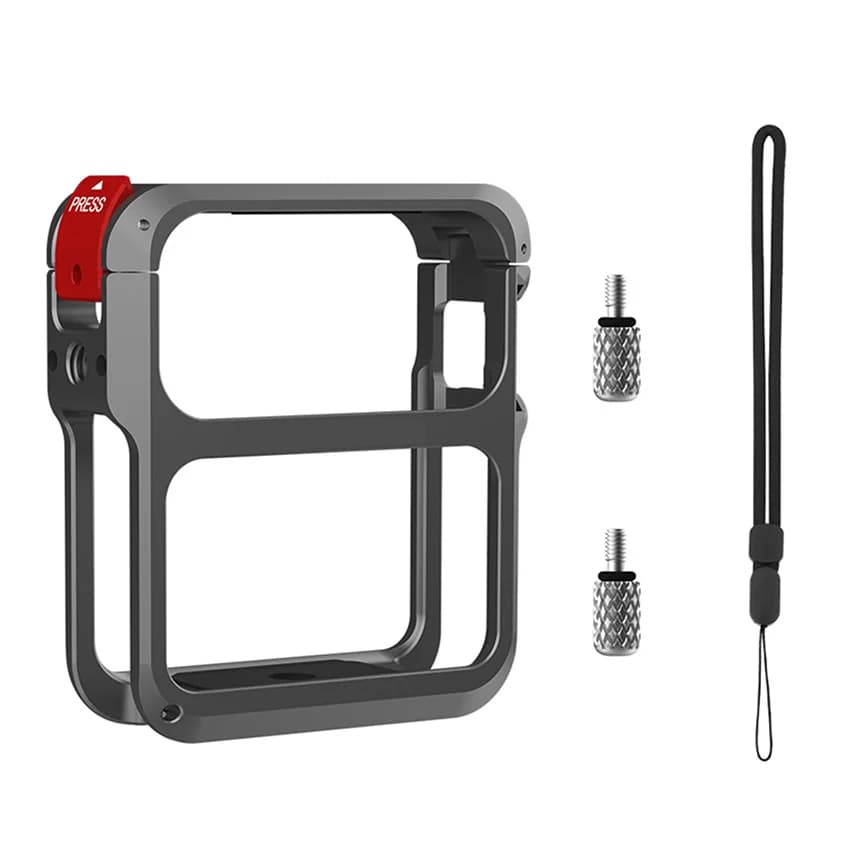 Light Metal Sand for Action Camera, Double Block Protective Frame, Universal Hole Hole for DJI Osmo Nano Accessories