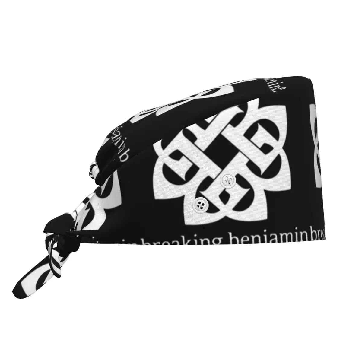 Art - Breaking Benjamin Cappello Chirurgico Premium per Medici, Cappello da Lavoro per Chirurghi, Uomini e Donne, Cappelli Regolabili per Infermieri e Dentisti