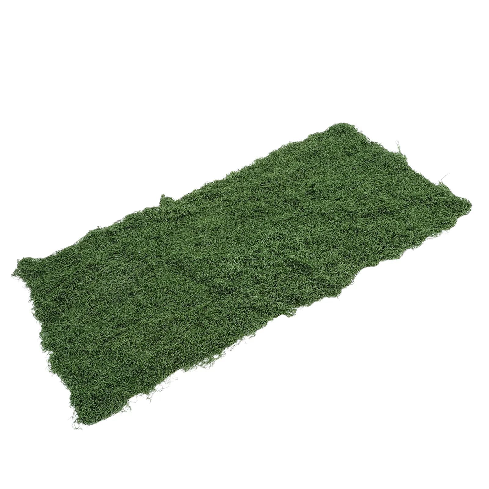 Tappeto in Muschio Artificiale Verde 100x50 cm, Tappeto Decorativo Realistico per Interni ed Esterni, Tappeto Paesaggistico Finto