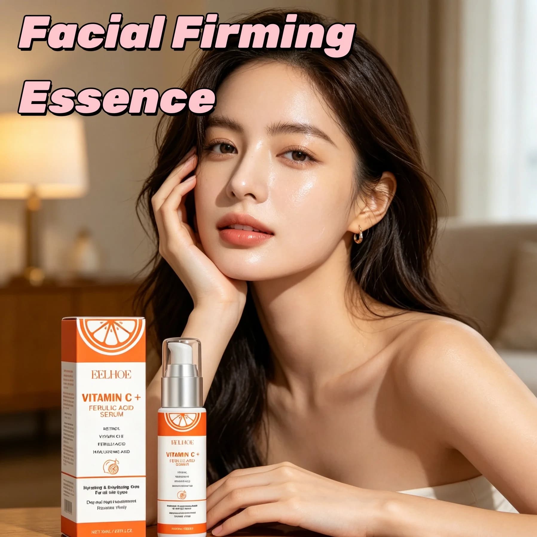 Vitamin C Serum for Face Whiten Brighten Serum Remove Dark Spots Hyperpigmentation Anti Aging Wrinkle Facial Essence Skin Care
