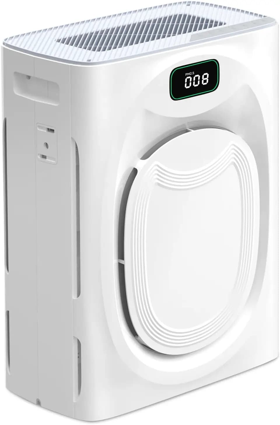 Purificatore d'Aria per Grandi Ambienti con Filtri H13 e Monitor PM2.5, Silenzioso, Copertura 2500mq, Ideale per Ambienti con Animali Domestici