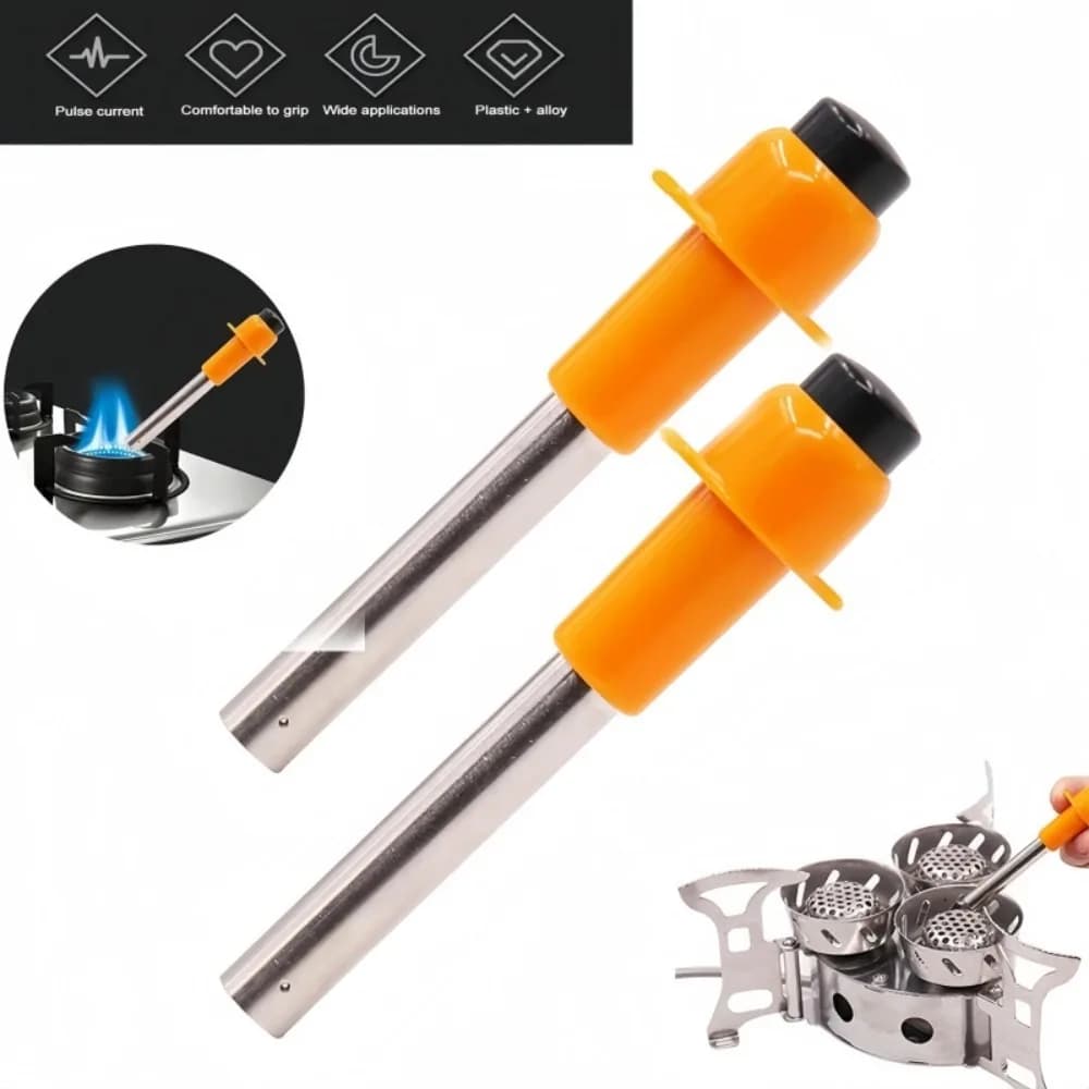 Portable Handheld Mini Stainless Steel Igniter for Kitchen Household Stoves Barbecue Ignition Gun Outdoor Camping Accessories