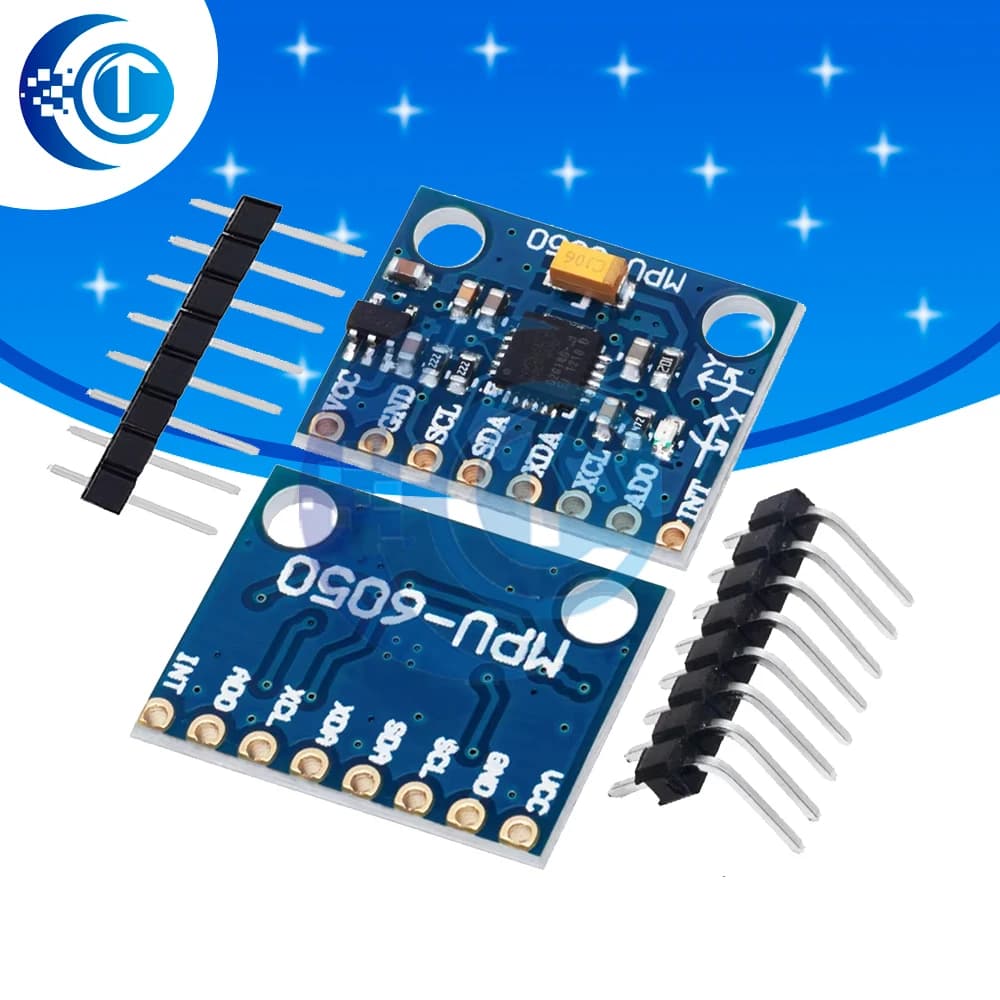 1PCS CLT GY-521 GY521 MPU 6050 MPU6050 MPU 6050 Modulo 3 Assi Analogico Giroscopio Sensore + Accelerometro per arduino KIT FAI DA TE