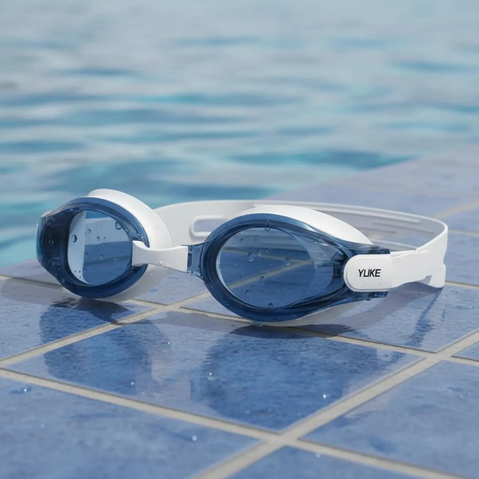 Occhialini da Nuoto con Visione Cristallina, Montatura Piccola, Occhiali Acquatici, Occhiali da Piscina con Cinturino a Regolazione Rapida, Occhiali Sportivi