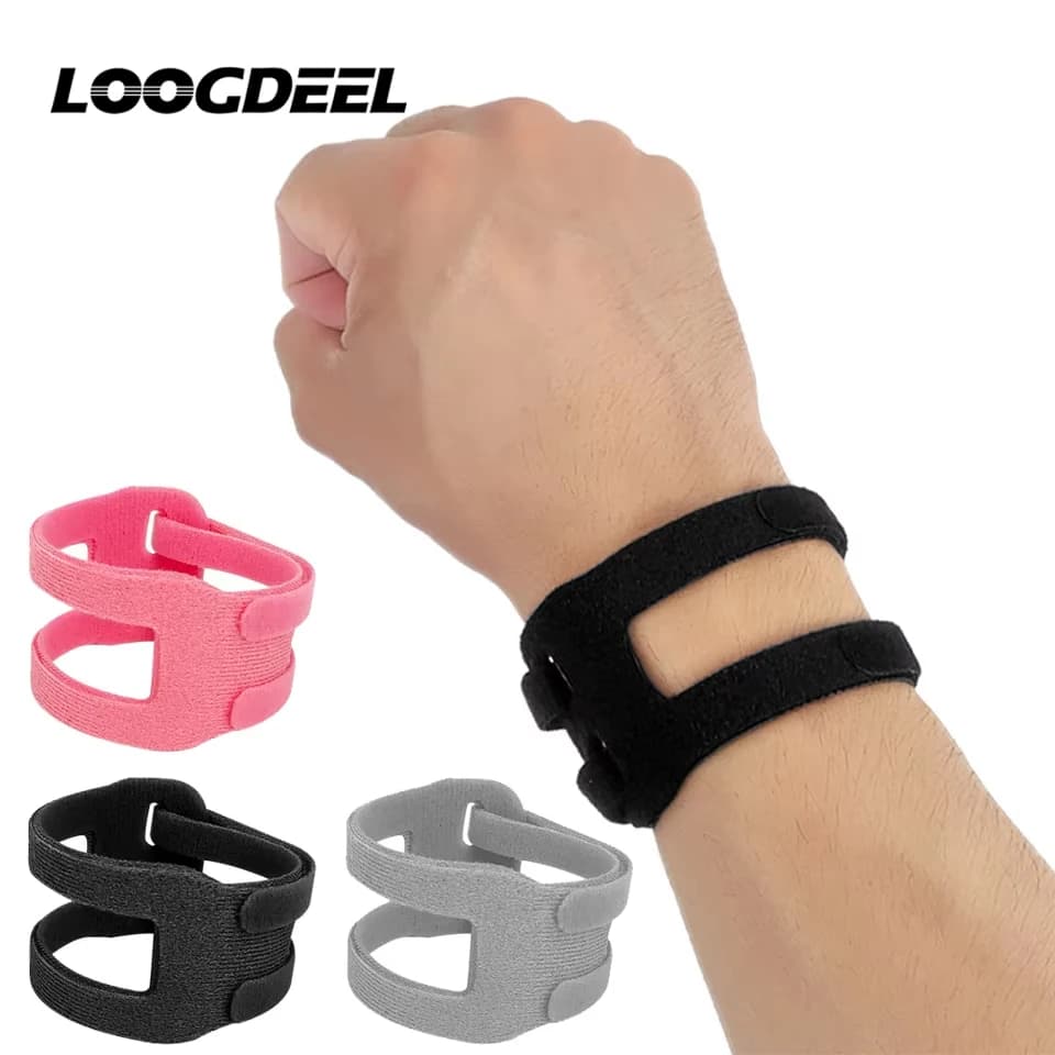 LOOGDEEL 1 pz supporto regolabile tutore da polso sport yoga fissa cinturino da polso portatile sottile cinturino tutore dolore da infortuni supporto per il polso