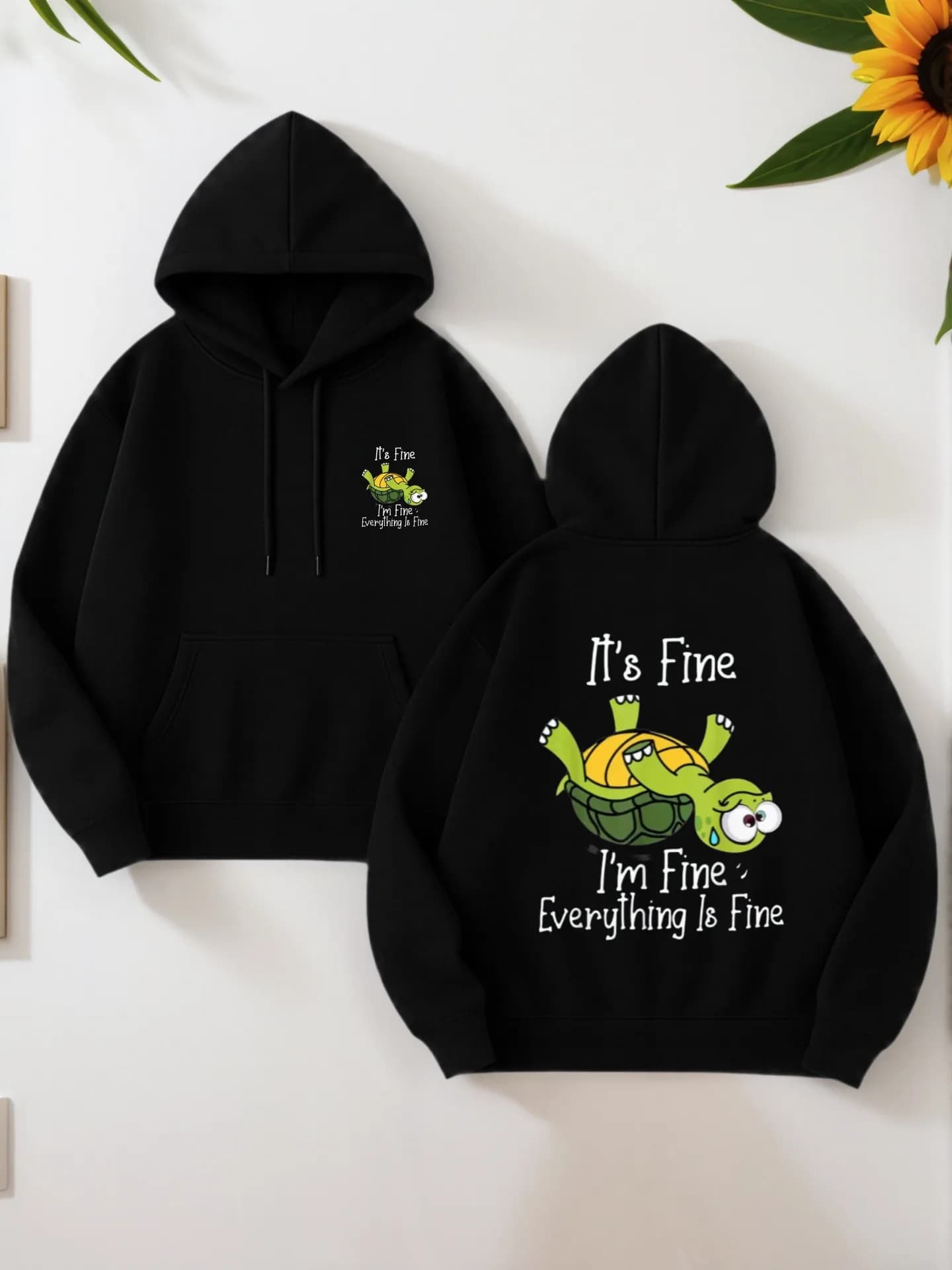 Felpa con cappuccio grafica da uomo, stampa di lettere, stile casual, misto cotone, da uomo, da indossare tutti i giorni
