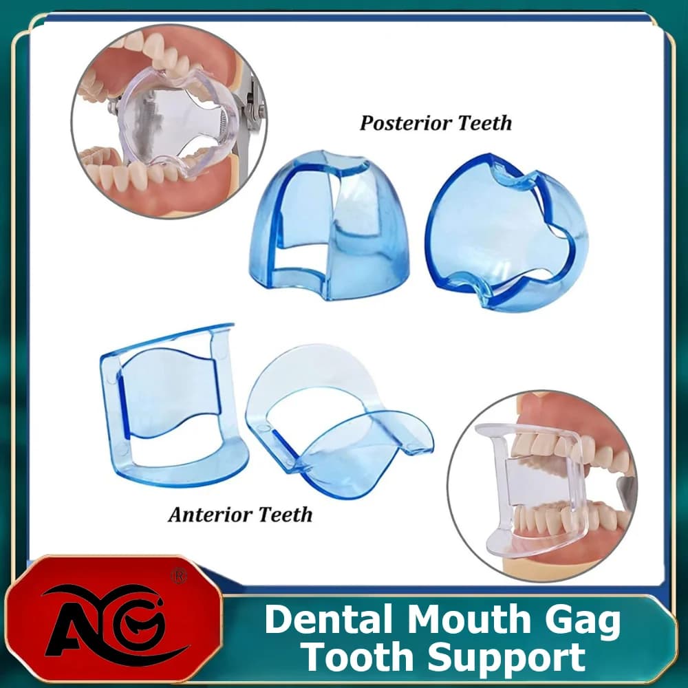 AG 2 Pezzi Supporto per Denti Anteriori e Posteriori, Separatore Orale per Sbiancamento Dentale, Strumenti Odontoiatrici