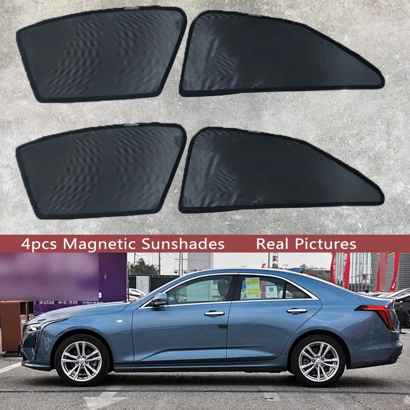 Parasole Magnetico per Auto, Tendina Parasole per Parabrezza Anteriore per Cadillac CT4 2020 - 2025 2022 2023 2024 Accessori