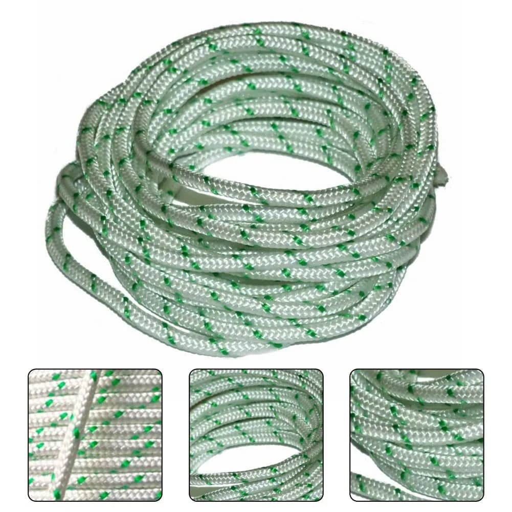 Strong 4.5x2M tear starter cable pulls the starting ropes for motor saws mower Atco 4mm diameter petrol oil