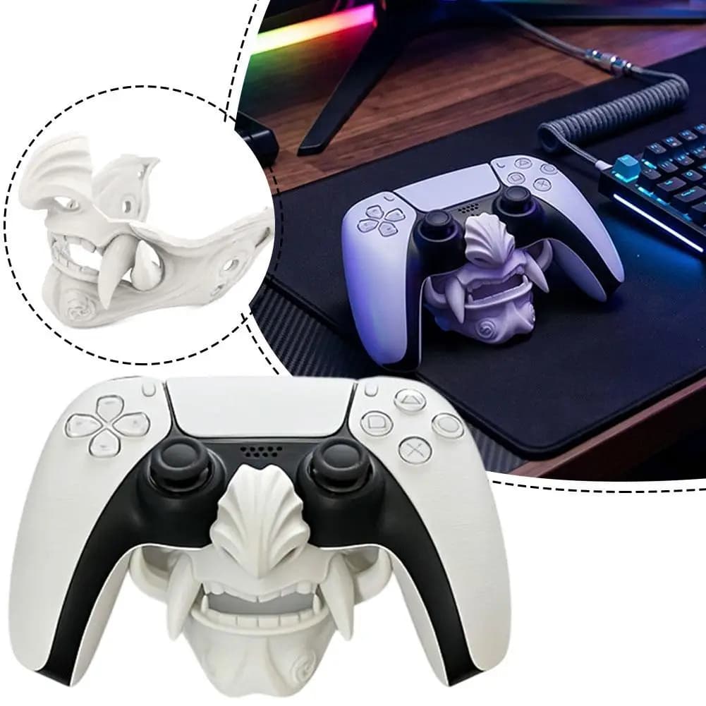 3D Printed Ghost Face Handle Stand for PS4 PS5 XBOX Controller Desktop Decorative Ornaments Accessories