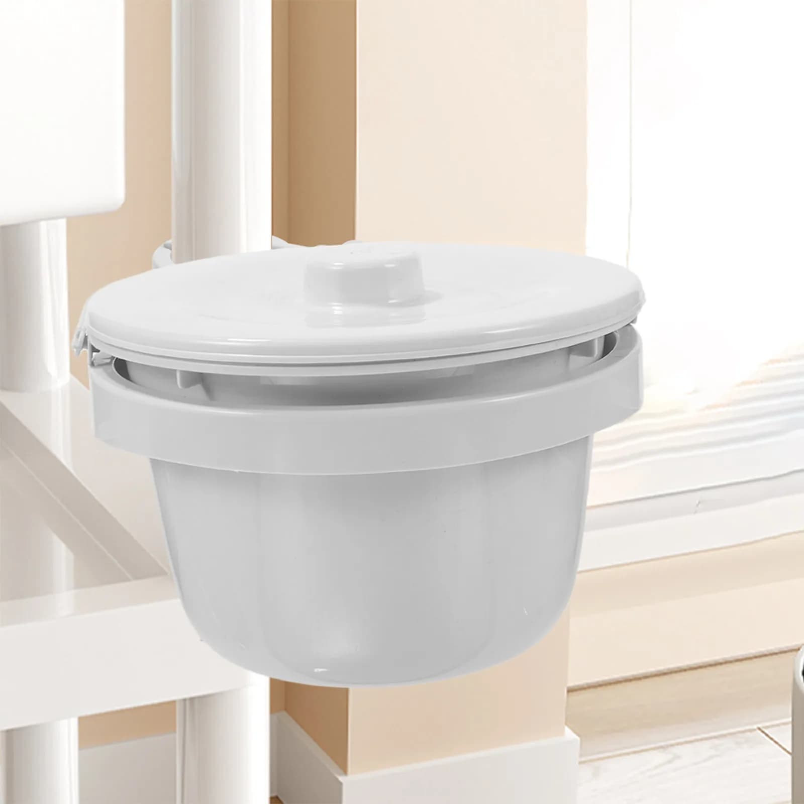 Cestino per Rifiuti Sospeso per Carrello da Salone, Organizzatore da Banco, Contenitore per Forniture per Extension Ciglia e Tatuaggi