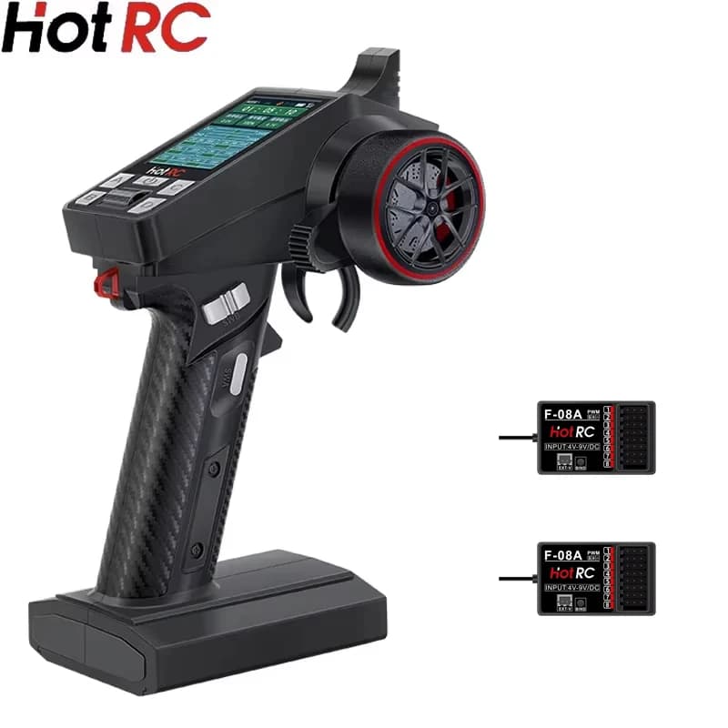 Hotrc Hot RC CT-8A Telecomando a 8 canali 2.4G Ricevitore a 8 canali per arrampicata Drift Vehicle RC Car Nave Barca Serbatoio Modello RC