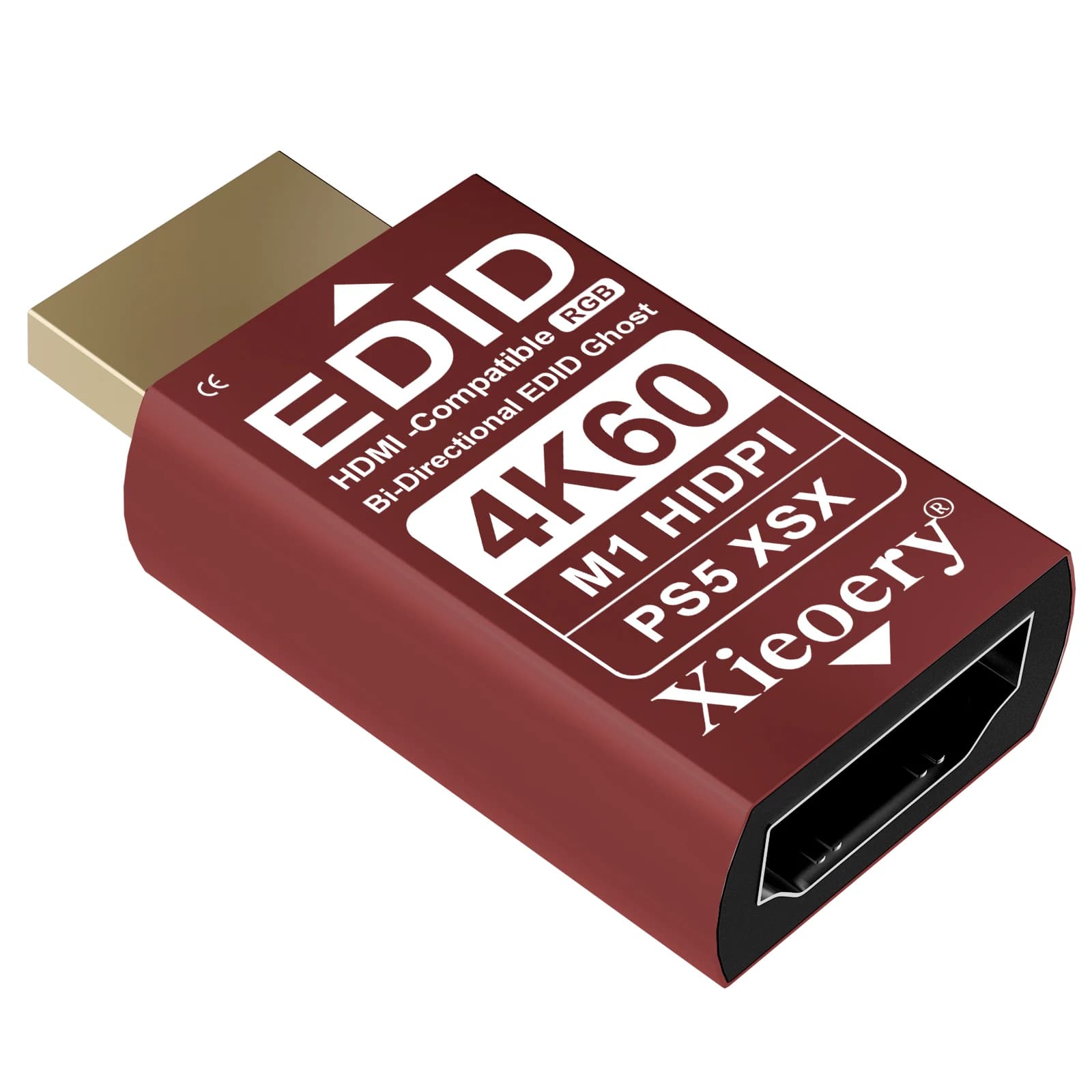 EDID HDMI 4K 3840x2160@60Hz Emulator for Remote Access/KVM/Server Headless, Stable Output and Wide EDID Support