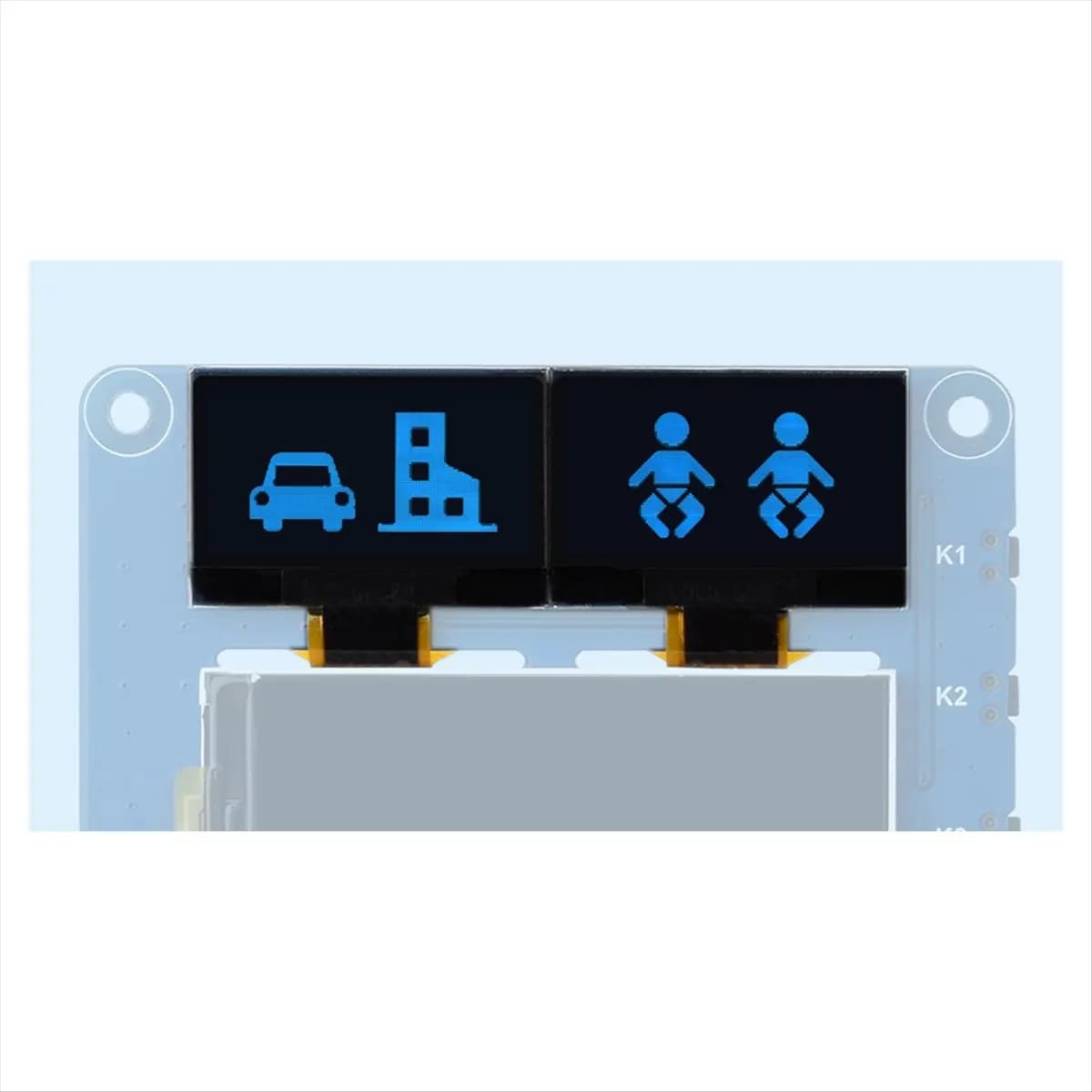 Schermo LCD da 2 pollici HowAA87 con modulo display OLED da 0,96 pollici, kit HAT per scheda di espansione RPi Raspberry Pi Zero 2 W 3 Modello B 4 5