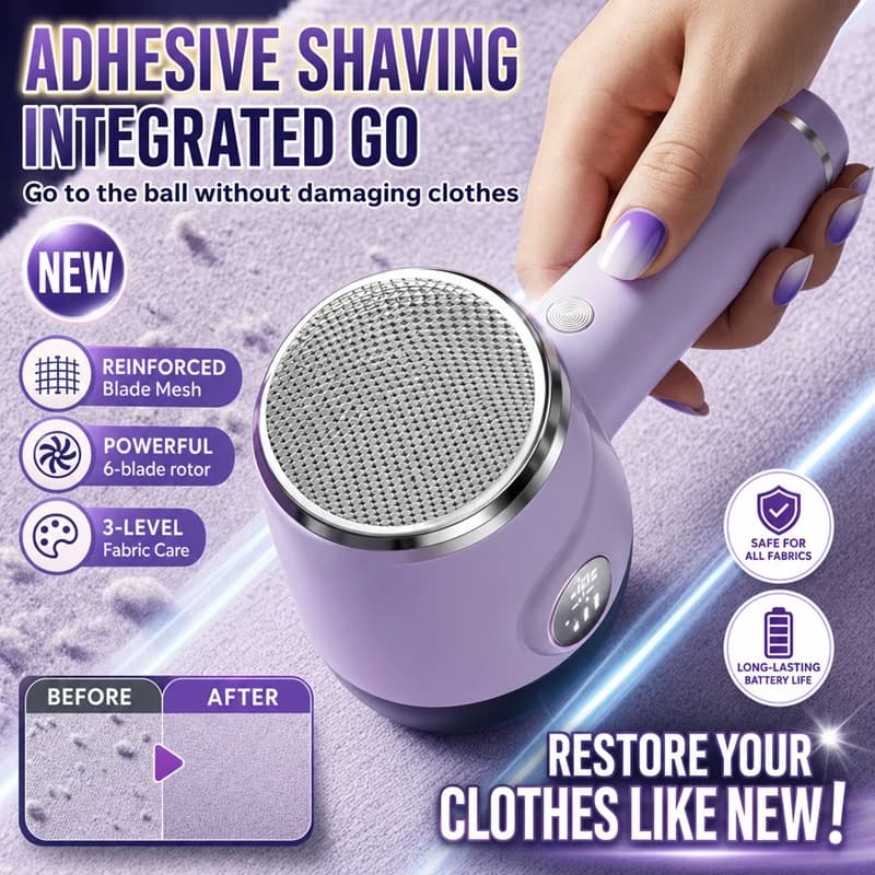 Lint Remover Electric Fabric Shaver for Clothes Sweater Furniture Portable Fuzz Pellet Remover USB Charging Hair Ball Trimmer