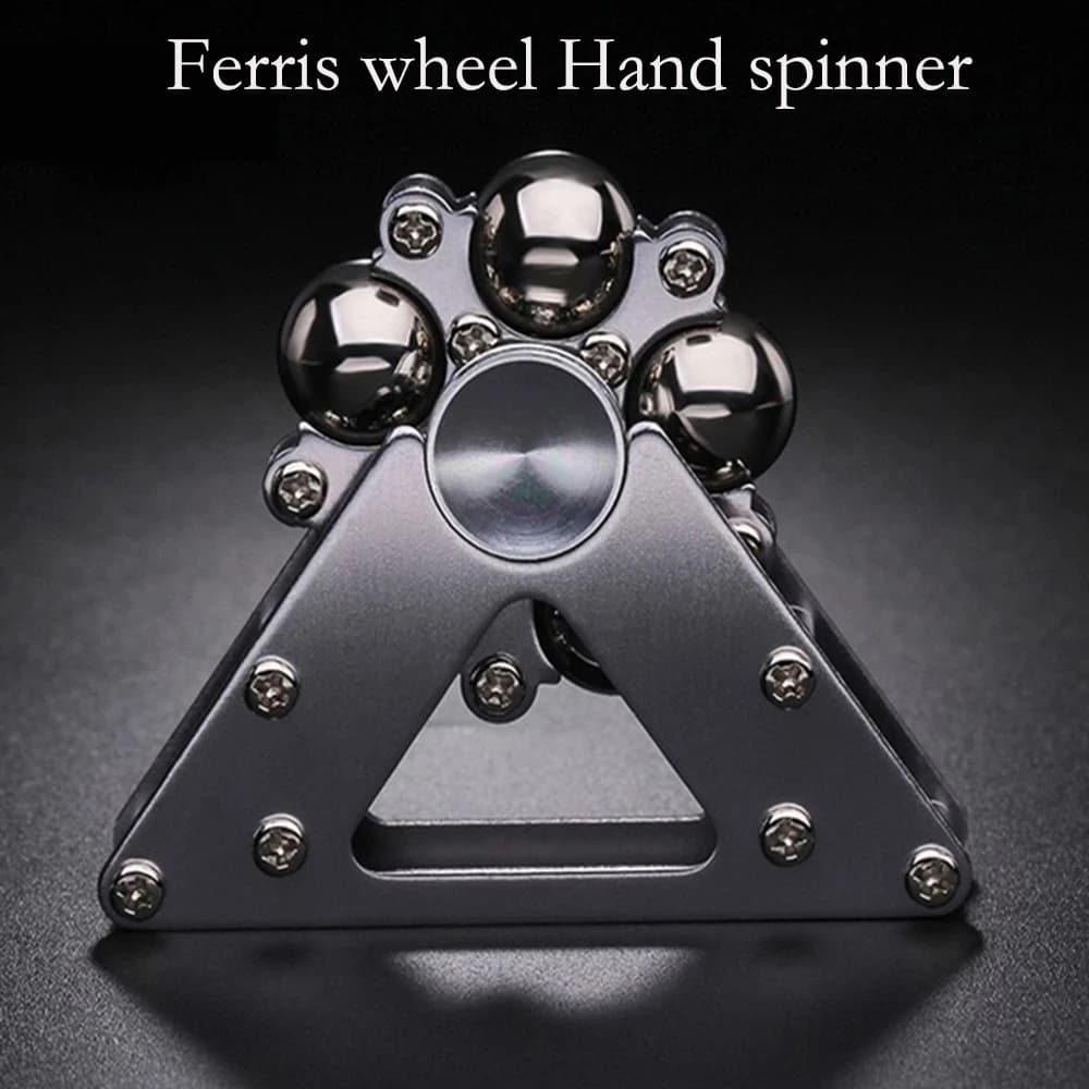 Doppio Pendolo Fidget Spinner Pieghevole In Metallo Antistress Mano Spinner Giocattoli Per Adulti Giroscopio Giocattolo Antistress Per I Bambini Regalo