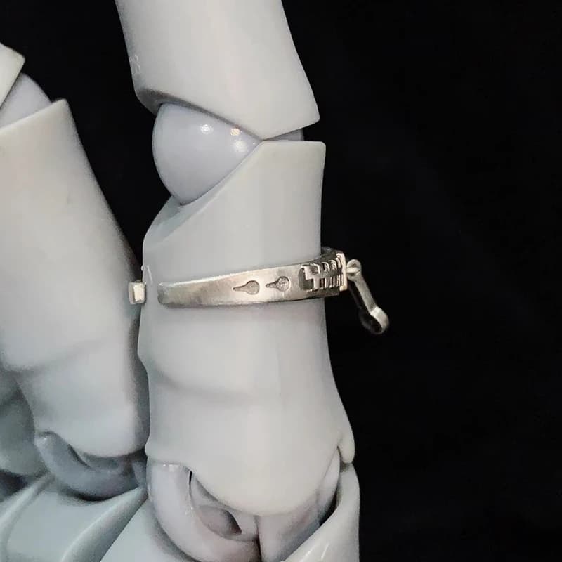 Anime JoJos Bizarre Adventure Stand-in Zipper Ring Open Ring For Women Men Lover Vintage Jewelry