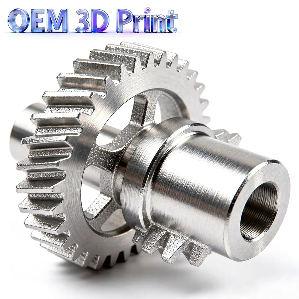 Customized Metal 3D Printing Aluminum Quick Prototyping Stainless Steel Titanium CNC Machining Lathe Printers for 3D Printing Services