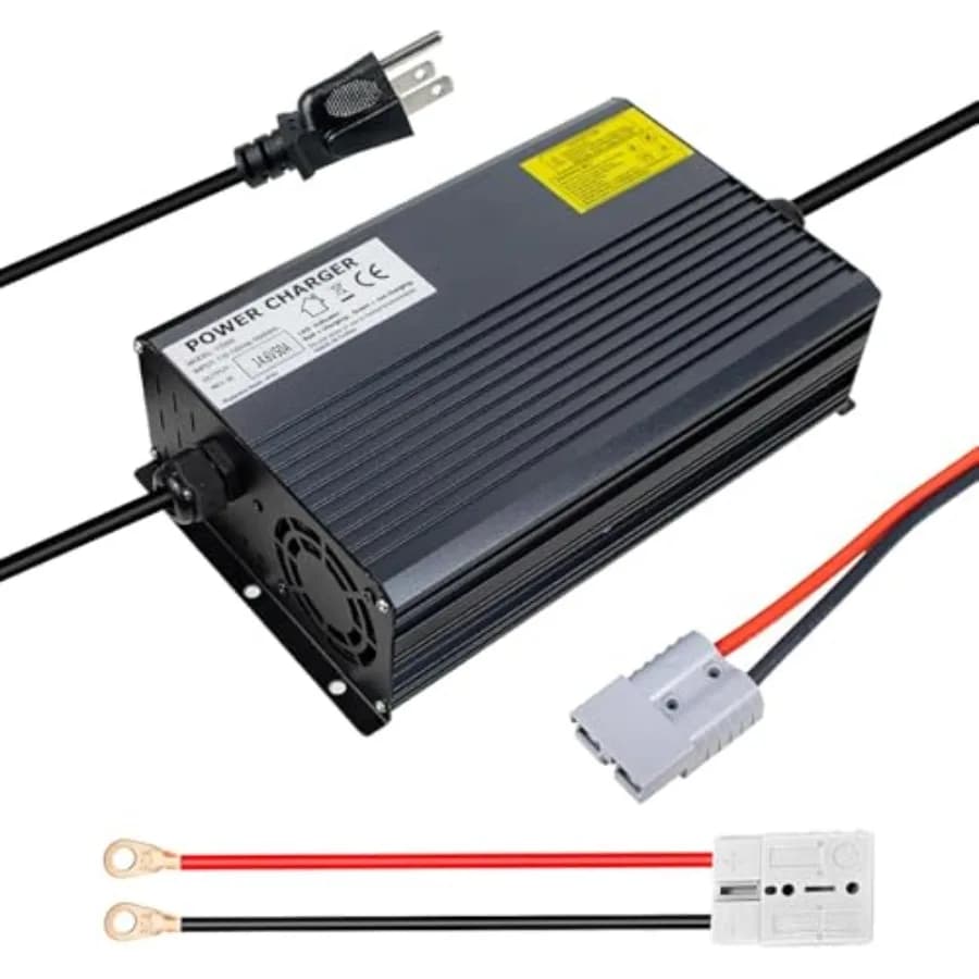 LifePO4 AC-DC Charger from 14,6 V 50 A Intelligent Charger with Anderson Connector Lithium Iron Batteries Phosphate 12 V Deep Cycle R