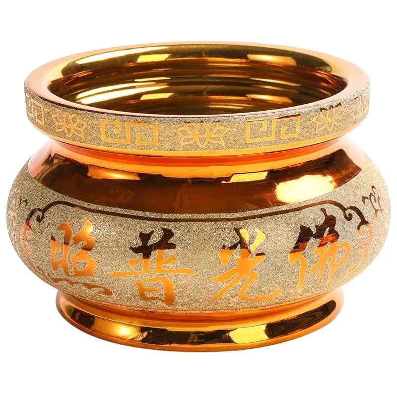 Bruciatori di incenso in ceramica per sale ancestrali buddiste domestiche, piccoli bruciatori di incenso, utensili buddisti, artigianato feng shui