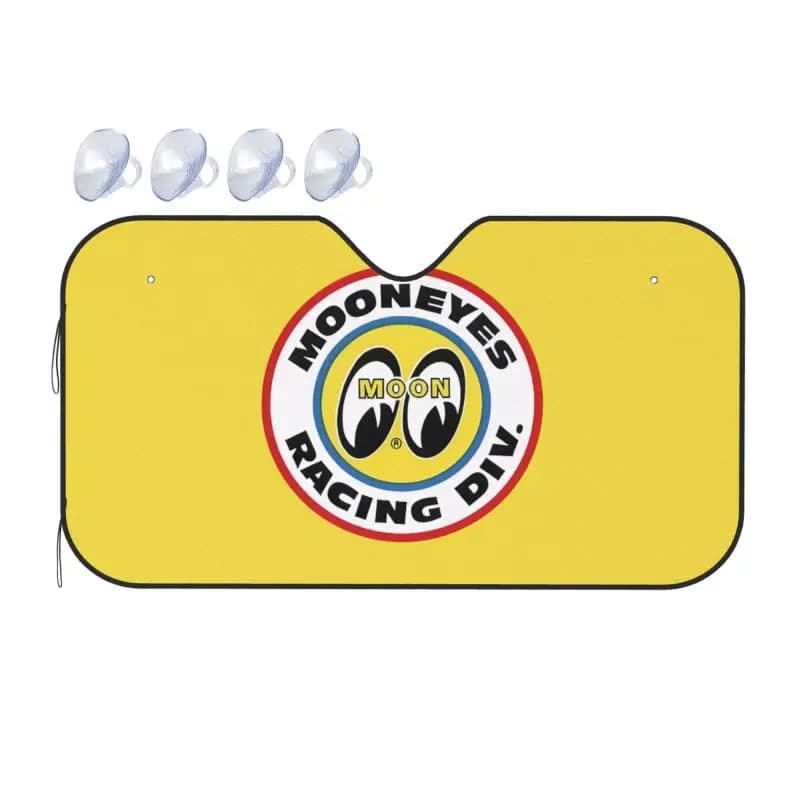 Parasole Universale JDM Moon Eyes per Parabrezza Auto, Moto, Camion, SUV - Protezione dai Raggi UV