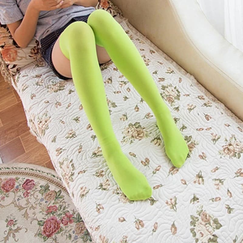 Women's High Socks Over Knee Socks For Women's Long Socks Candy Long Socks Cotton Socks Knitted Hot Socks