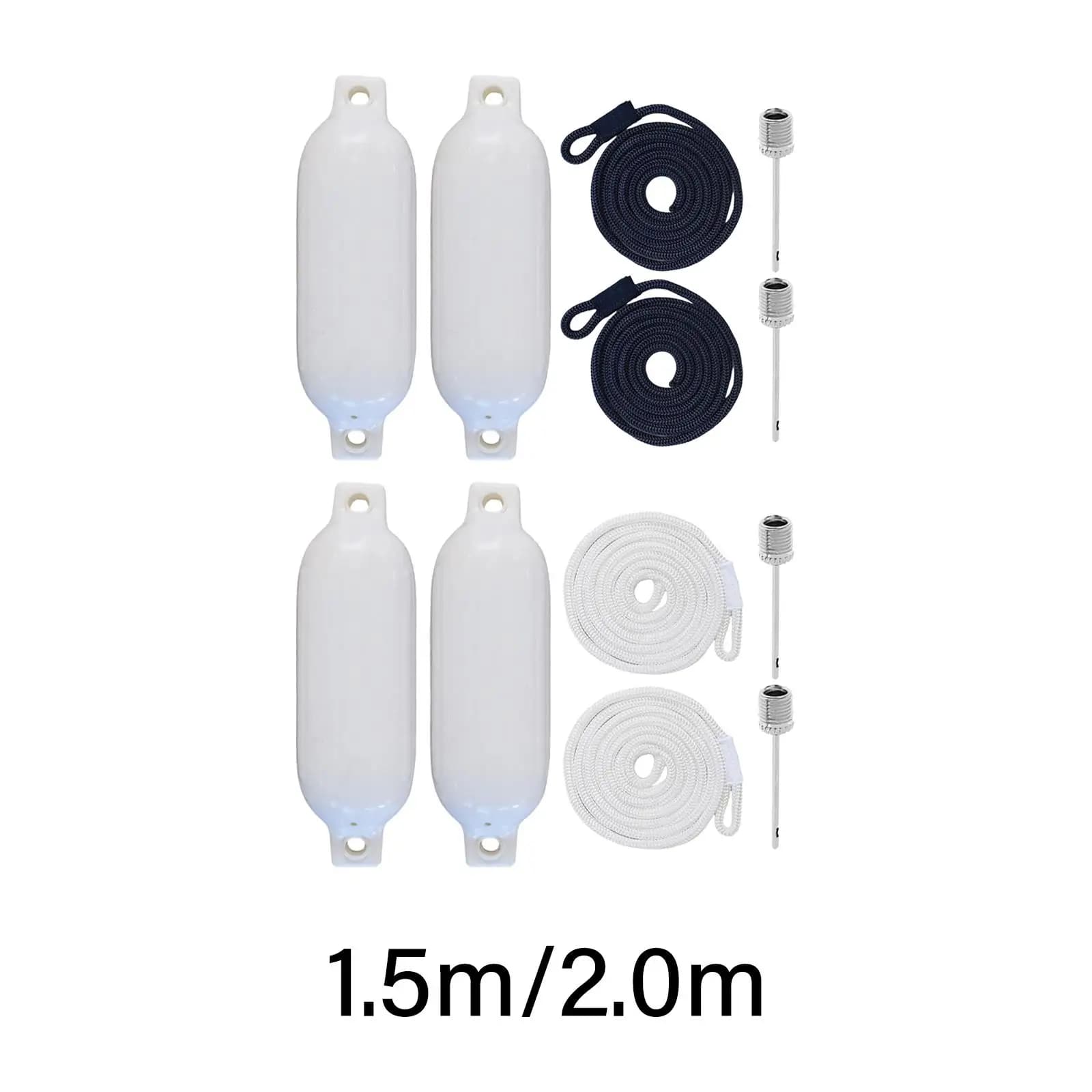 2x Protezioni per parafanghi per barche Boa di ancoraggio in PVC Boa di ormeggio marina Anti collisione per pontone Barca da pesca Piccola barca Dock per barche