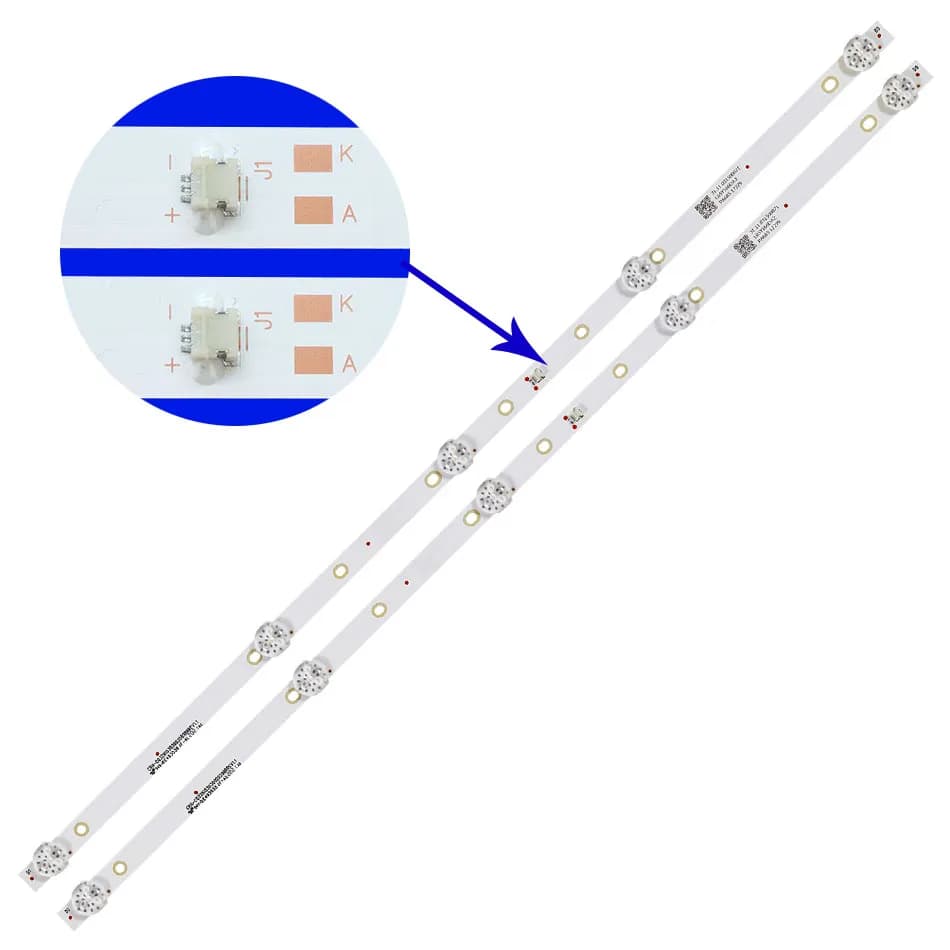 Strisce LED TV 6V KJ32D05-ZC62AG-03 303KJ320054 KJ32D05-ZC62AG-02 303KJ320053 per 32LH0202 32LM8020T2 32LX9000T2 VHIX-32H181MSY