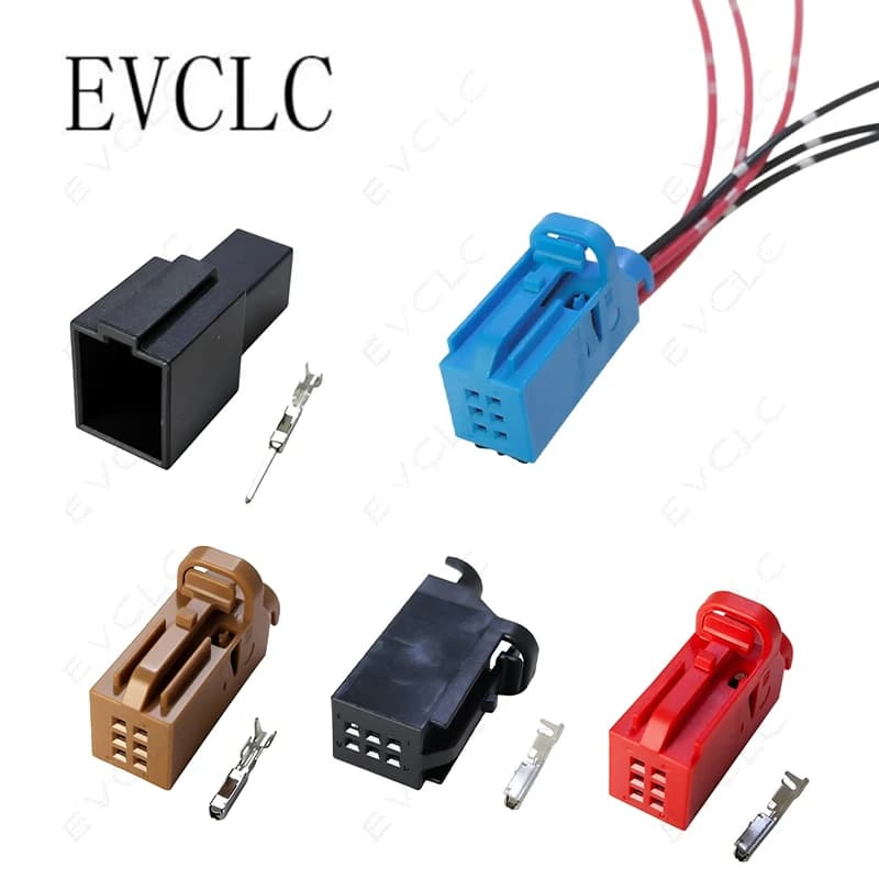 1 Set Car Wiring Harness Connector 4D0971636 for VW Audi / Tire Pressure / Seat Heating / Double Flashing Light Control Plug