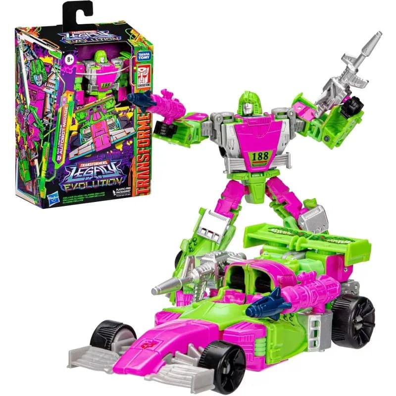 Takara Tomy Hasbro Transformers Legacy Evolution Deluxe G2 Universo Mirage Action Figure Modello Raccogliere Ornamenti Hobby Giocattoli