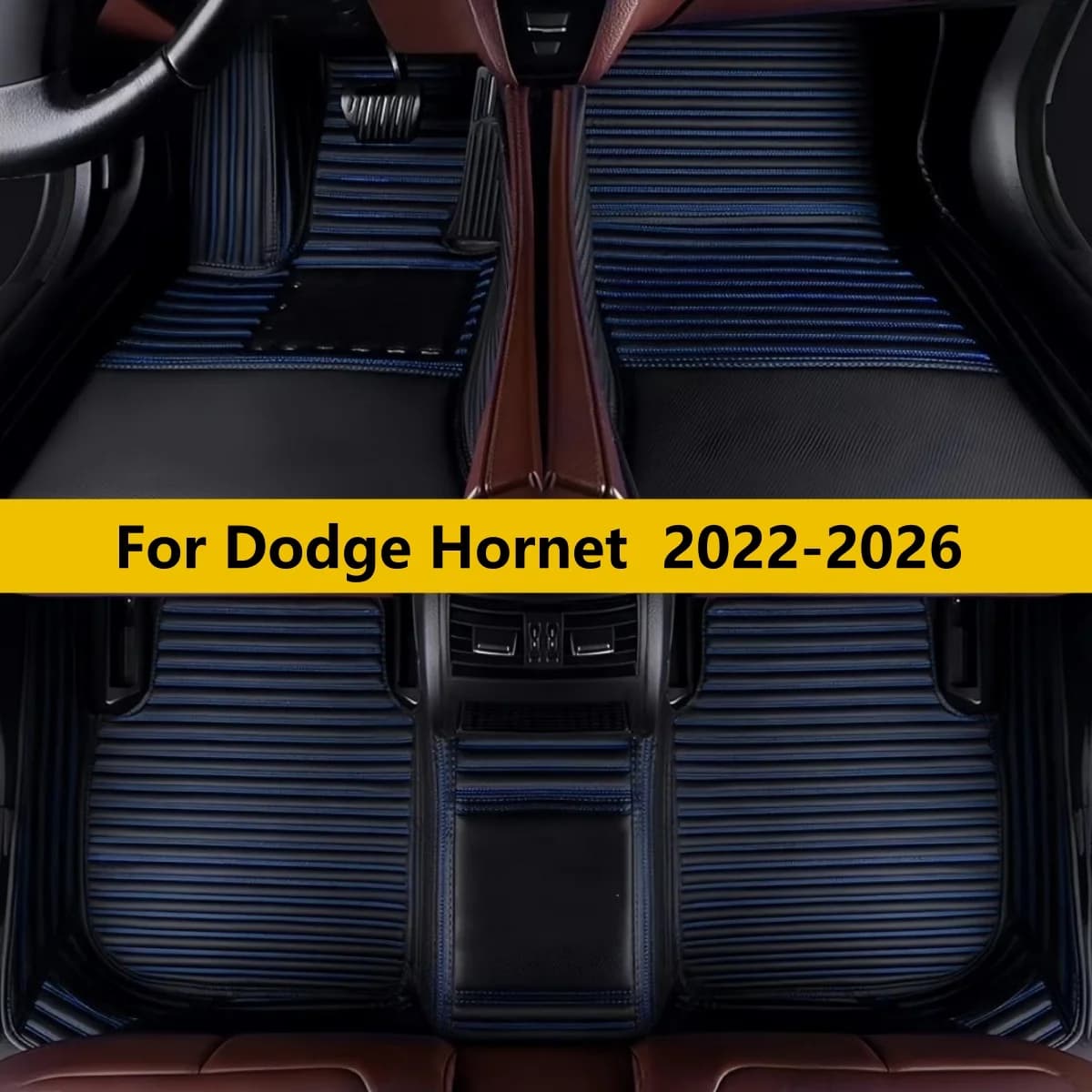 Custom Car Floor Mat For Dodge Hornet 2022 2023 2024 2025 2026 Auto Anti-dirt Full Set Carpet Pads Vehicle Foot Matts Rugs